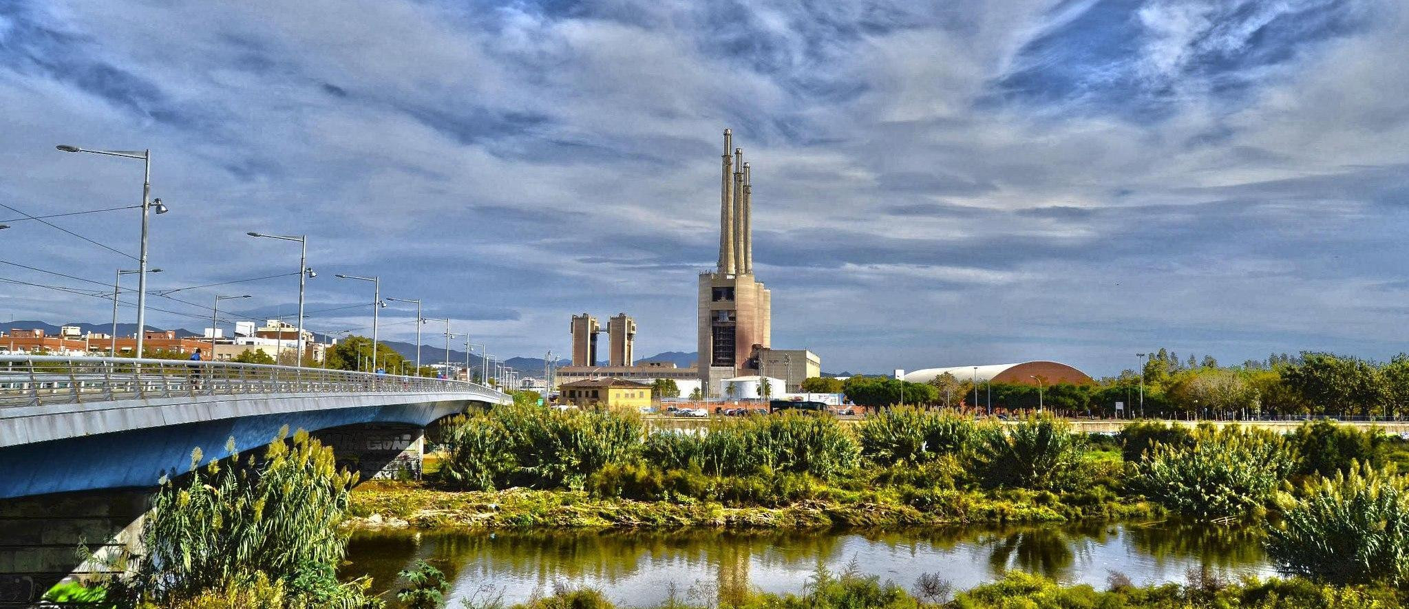 El río Besòs, a su paso por Sant Adrià / ARCHIVO