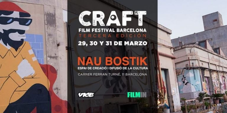 Cartel de un festival de cine en la nave Bostik de Barcelona / AJUNTAMENT DE BARCELONA