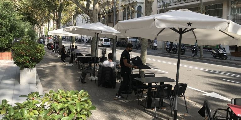 El Crep Nova también ha ampliado su terraza / DF