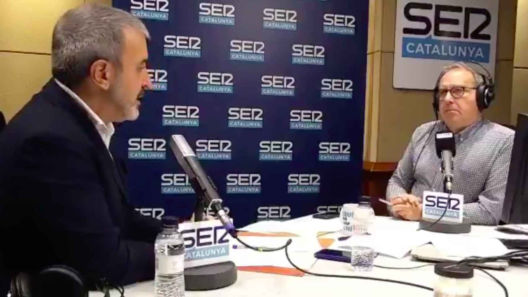 Jaume Collboni, en la entrevista en la cadena 'Ser Catalunya' de este miércoles / SER CATALUNYA