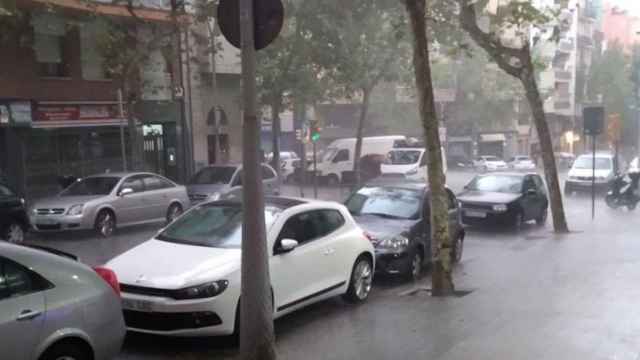 Lluvia en Barcelona, el 14 de octubre / MA