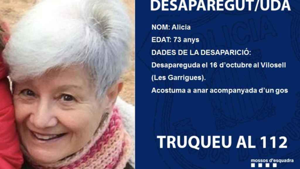 La madre de Jaume Collboni, Alicia Cuadrado / MOSSOS D'ESQUADRA