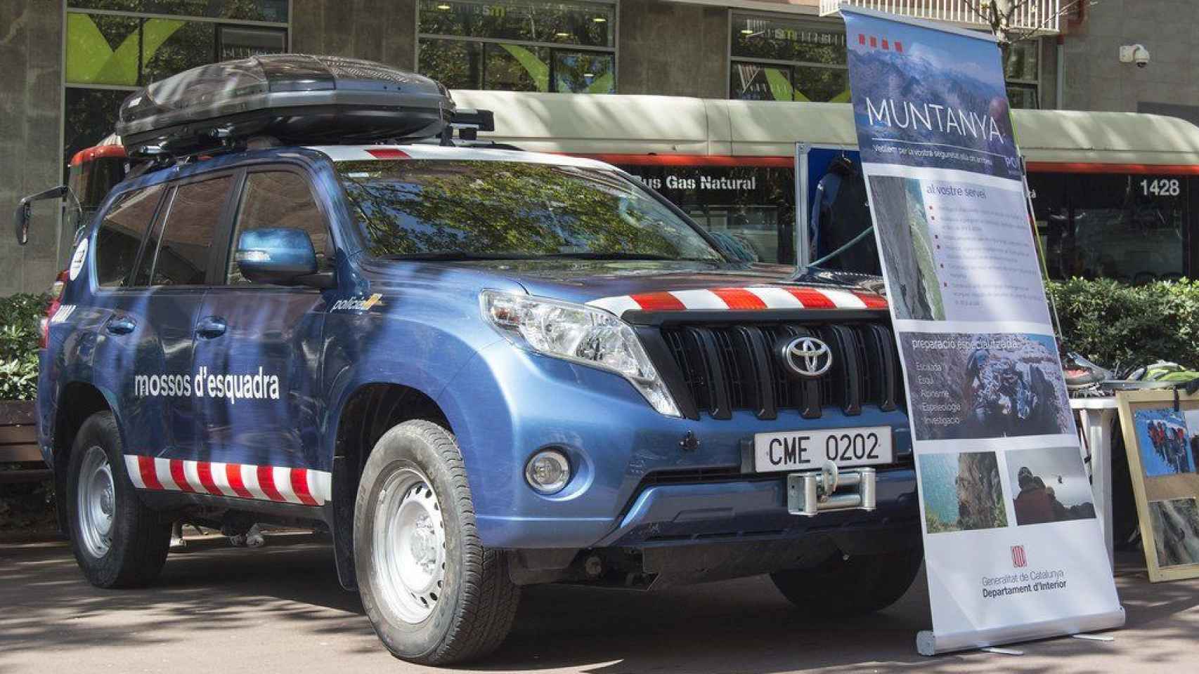 Presentación de un coche de mossos de montaña / TWITTER