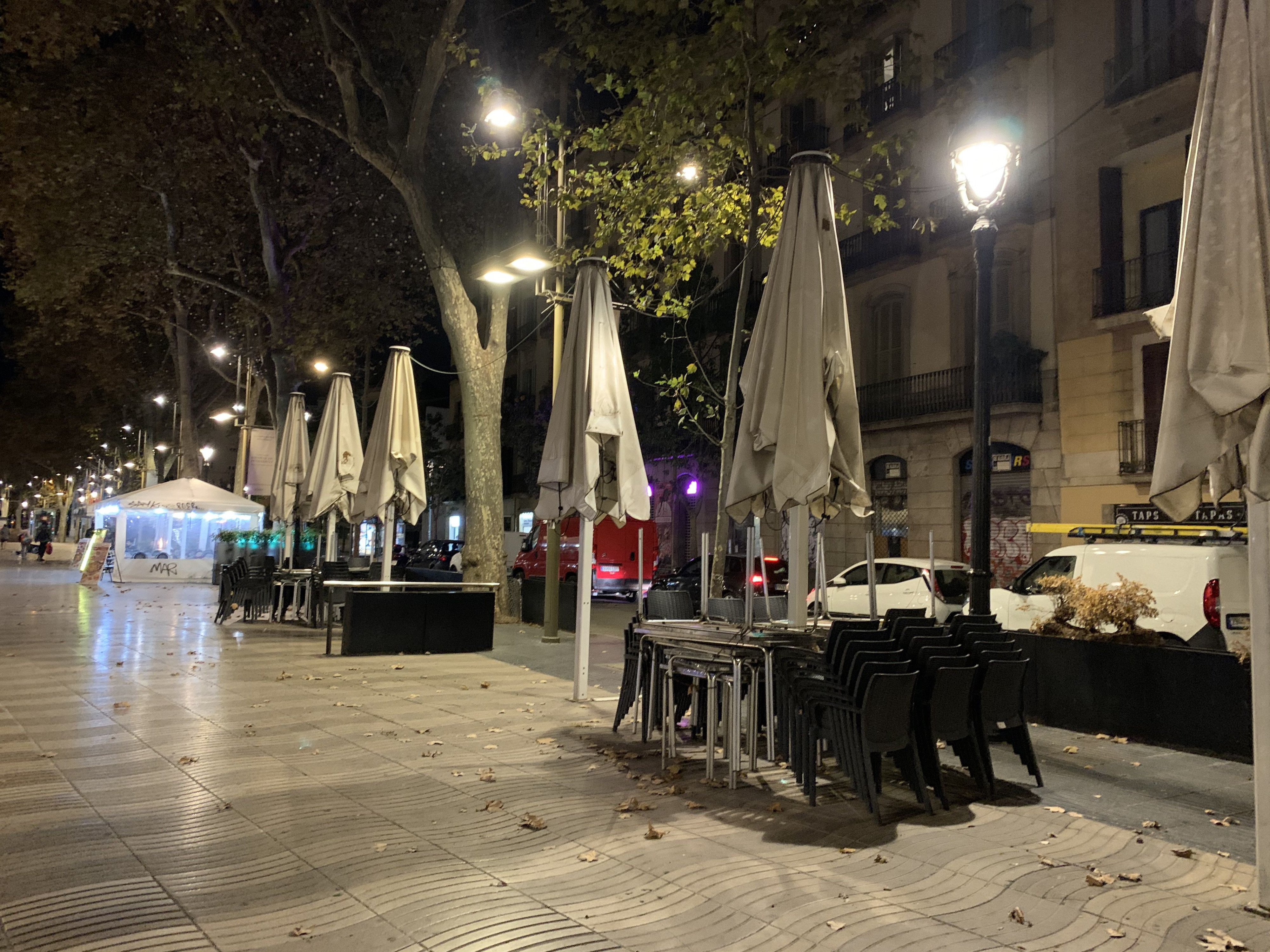 Terrazas recogidas en La Rambla de Barcelona / ARCHIVO