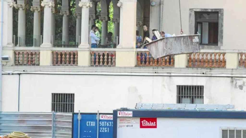 Un colegio de Barcelona que arrancó el curso con obras / ARCHIVO