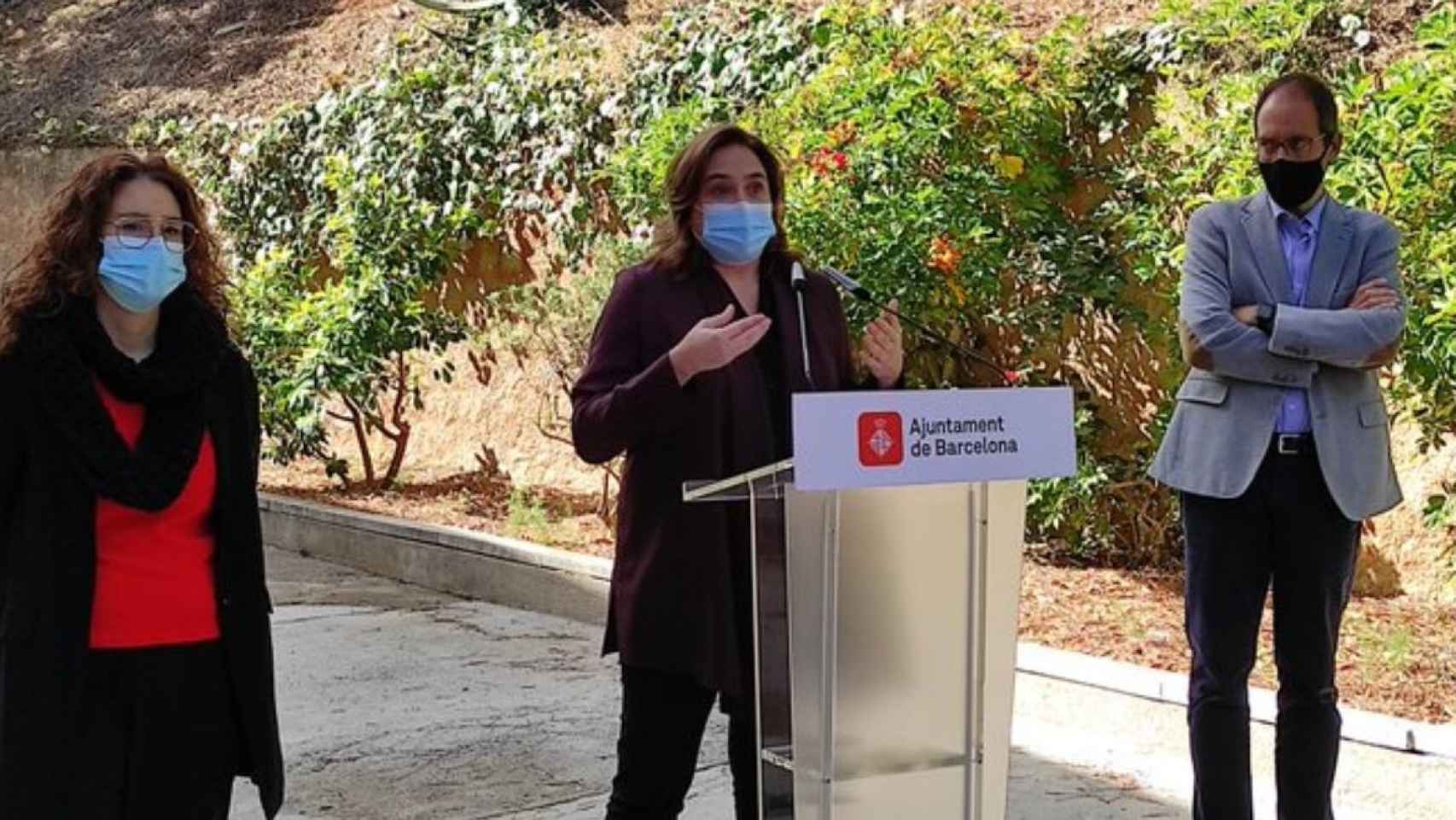 Ada Colau en la inauguración de un centro de los servicios sociales para mujeres / AYUNTAMIENTO