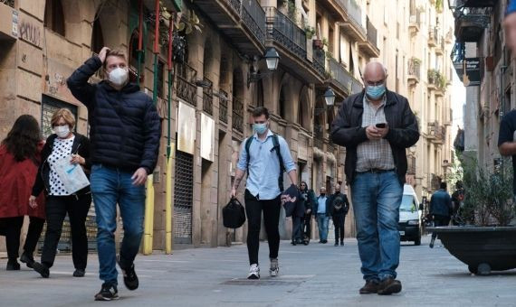  Calle Tallers, en el Raval / PABLO MIRANZO