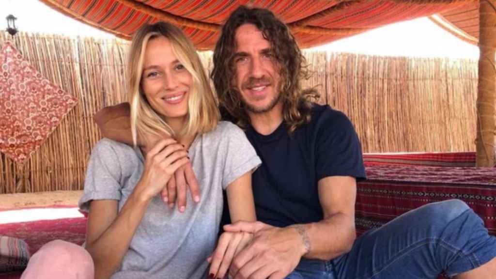 Vanesa Lorenzo y Carles Puyol, muy acaramelados / INSTAGRAM CARLES PUYOL