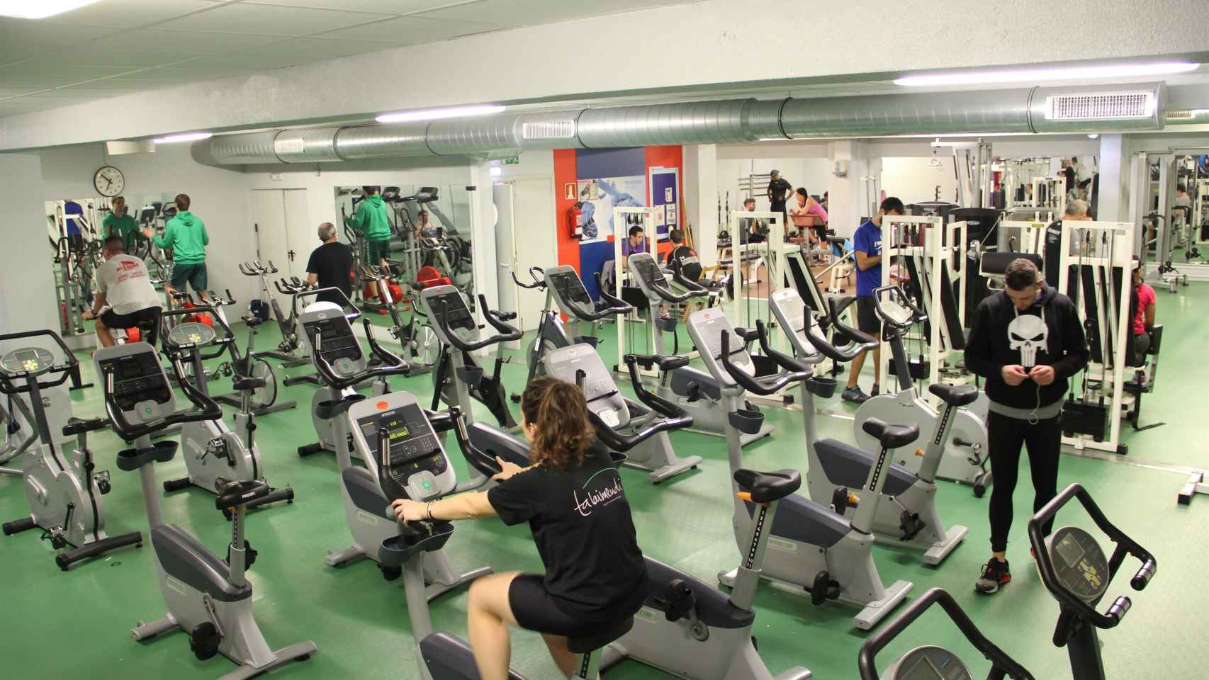 La sala de máquinas de un gimnasio, a medio rendimiento / EUROPA PRESS