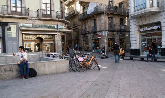 Vista de la Plaça de l´Àngel /  PABLO MIRANZO