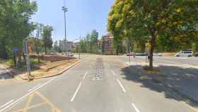 Paseo de Santa Coloma con avenida Meridiana, confluencia en la que se produjo la colisión mortal entre el motorista y el coche / GOOGLE MAPS