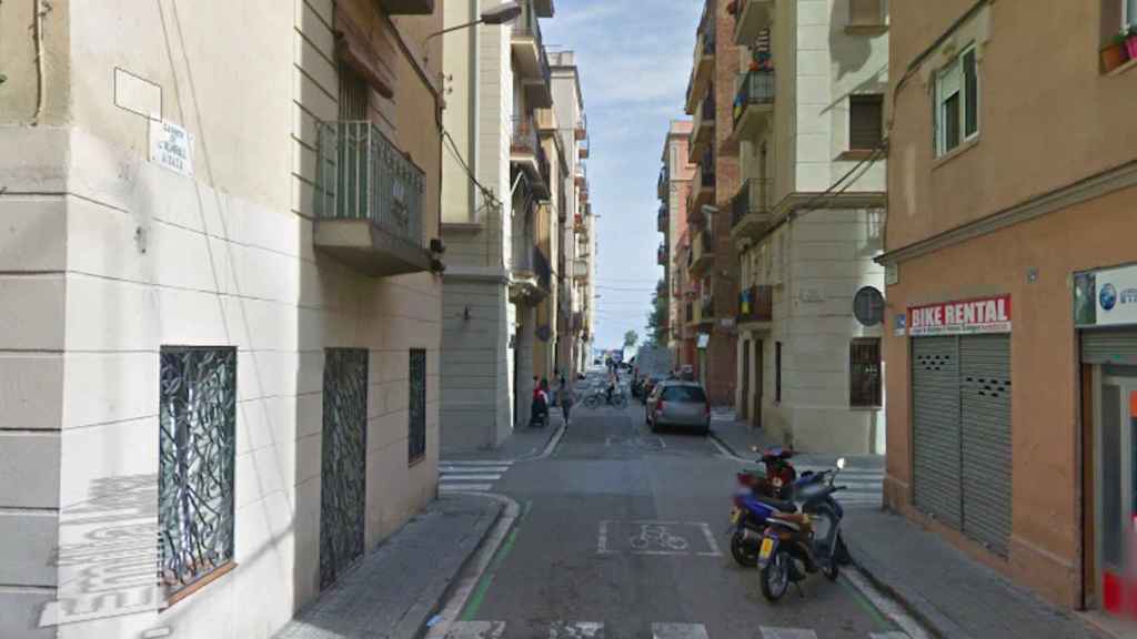 Calle del almirante Aixada, en la Barceloneta / GOOGLE MAPS