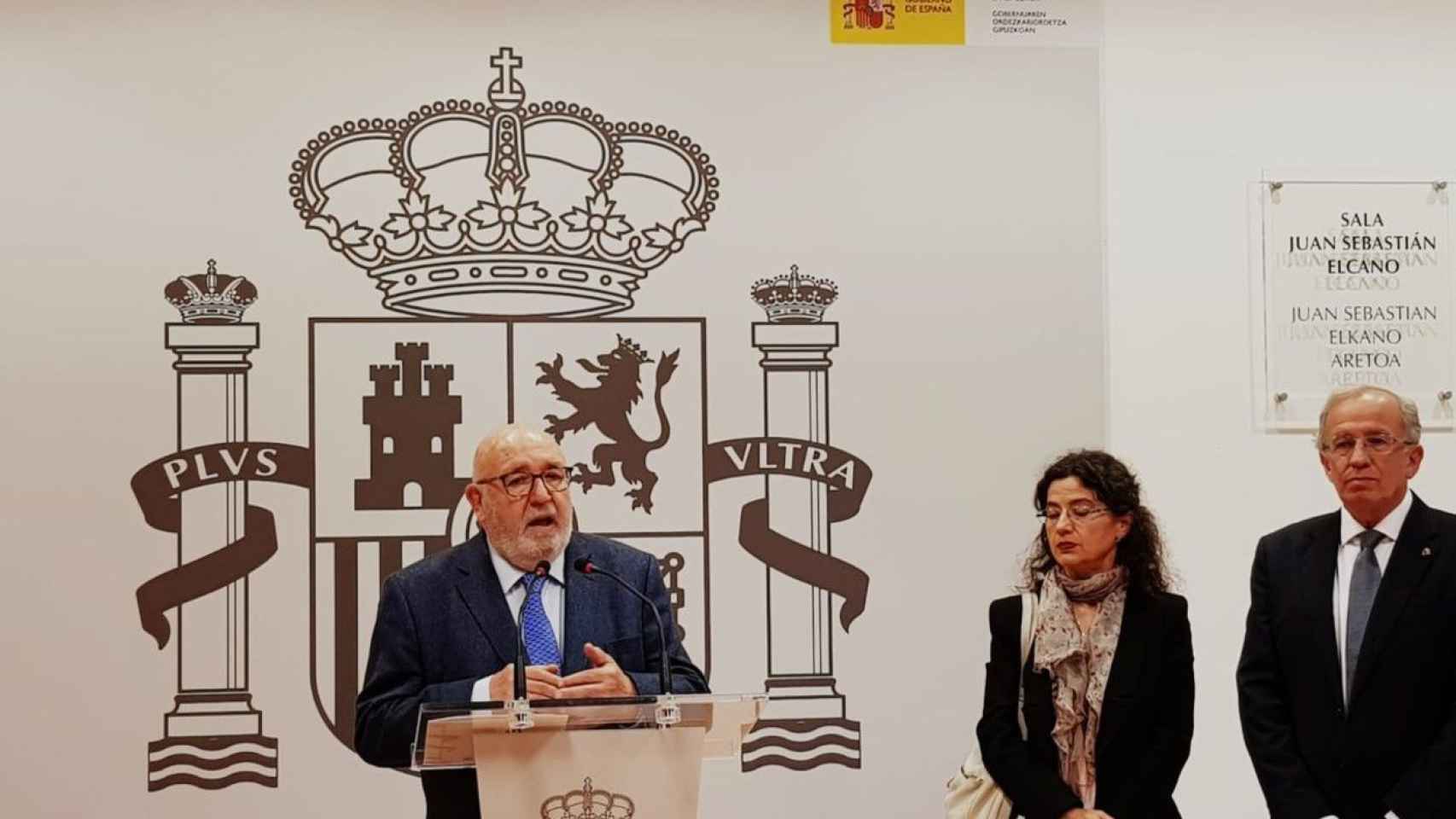 El secretario general de Cultura, Javier García, durante una comparecencia / @CULTURAGOB