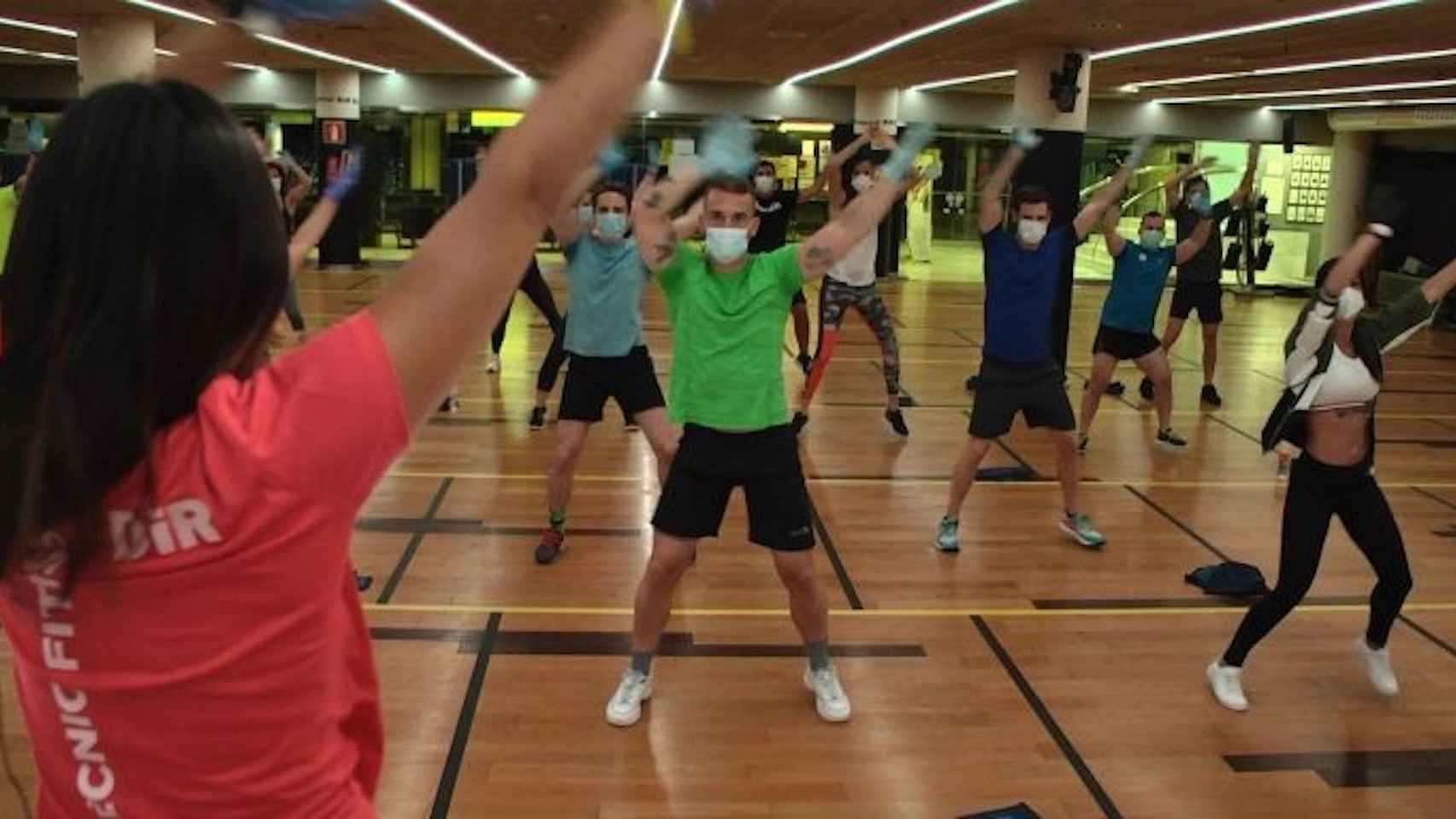 Una actividad dirigida en un gimnasio DIR / CLUBS DIR