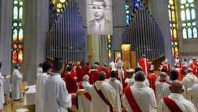 La polémica misa de la Sagrada Família; ahora la asistencia se reduce a 100 personas / G. SIMÓN - ARQUEBISBAT DE BARCELONA