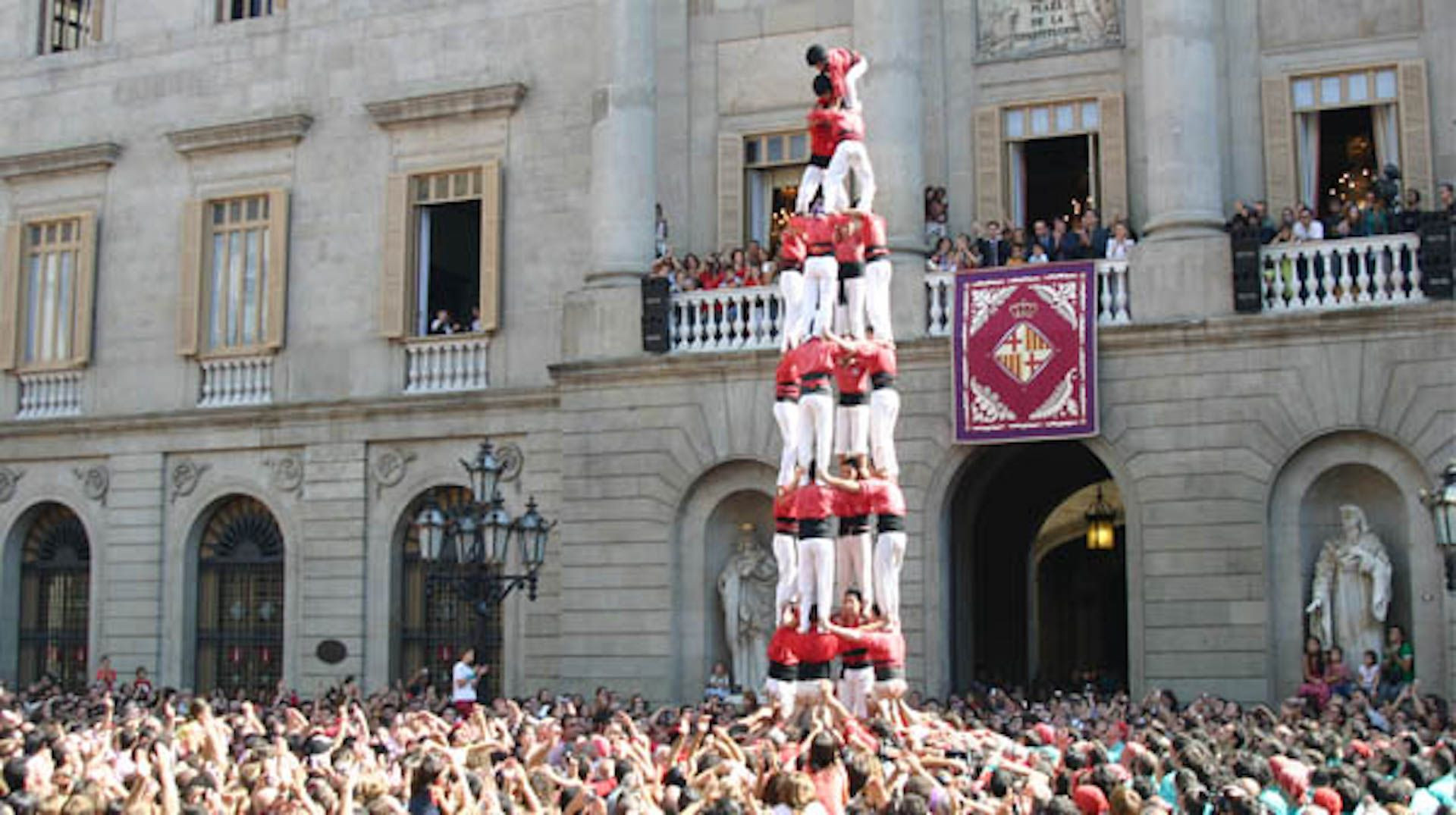 Los 'castells' estarán permitidos en la Mercè 2021 pese a las restricciones en Barcelona / AYUNTAMIENTO DE BARCELONA