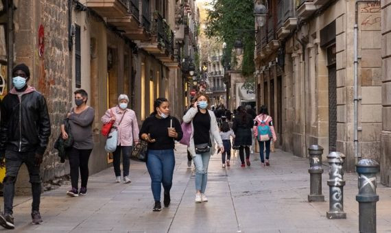 Vista de la calle d'Elisabets / PABLO MIRANZO