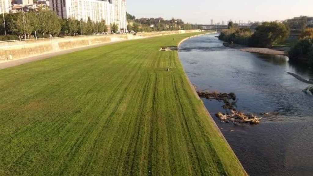 El río Besòs, a su paso por Santa Coloma de Gramenet