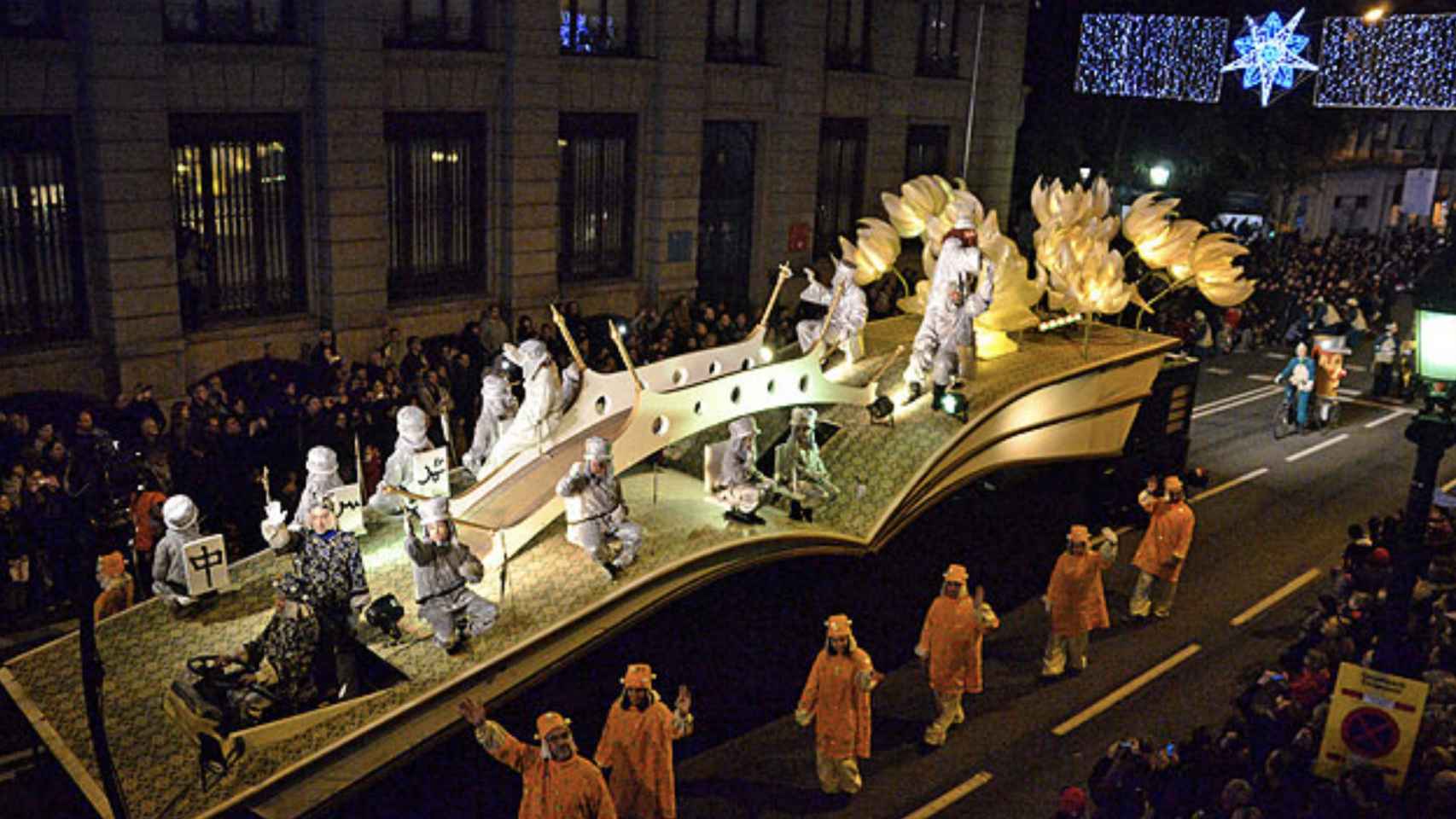 La cabalgata de Reyes en Barcelona en una edición pasada