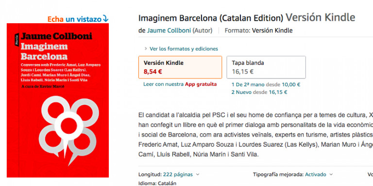 Libro de Jaume Collboni en Amazon