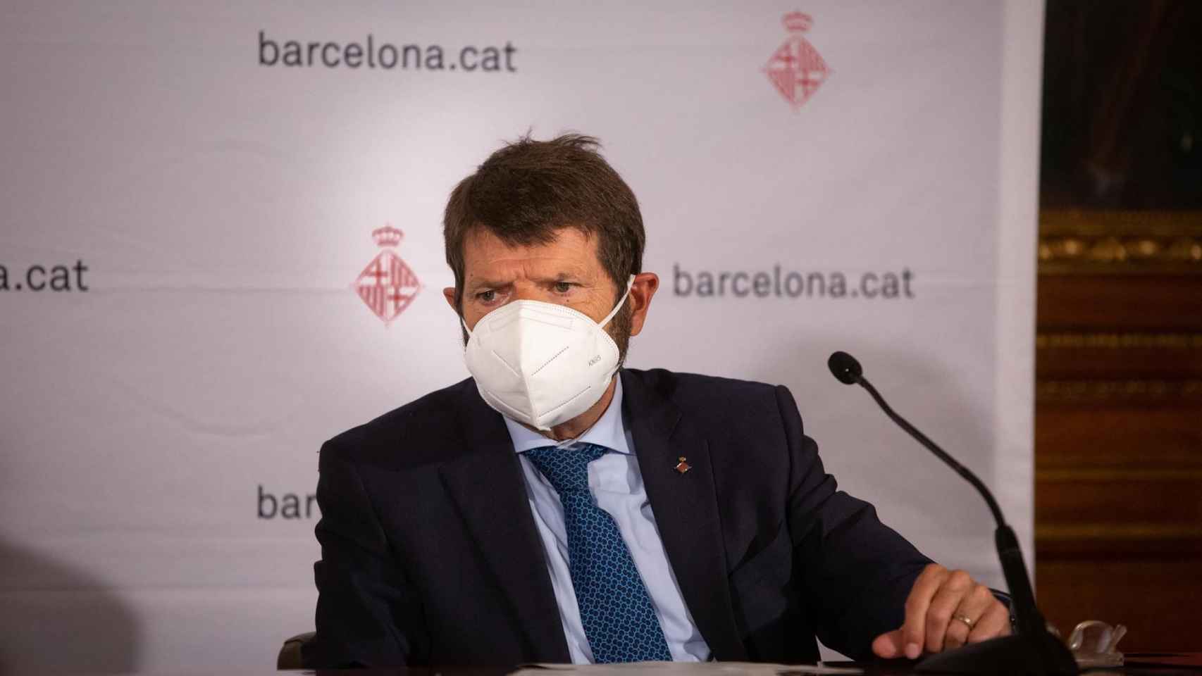 El teniente de alcalde de seguridad del Ayuntamiento de Barcelona, Albert Batlle, en una imagen de archivo / EUROPA PRESS