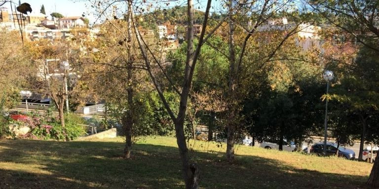 Parque de Vallcarca en el que el Ayuntamiento quiere construir los pisos / RP