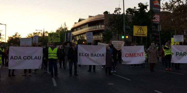 Manifestación de los vecinos de Vallcarca / RP