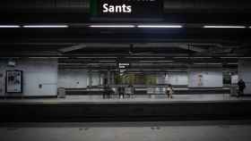 Interior de la estación de Sants en una imagen de archivo  / EUROPA PRESS - DAVID ZORRAKINO