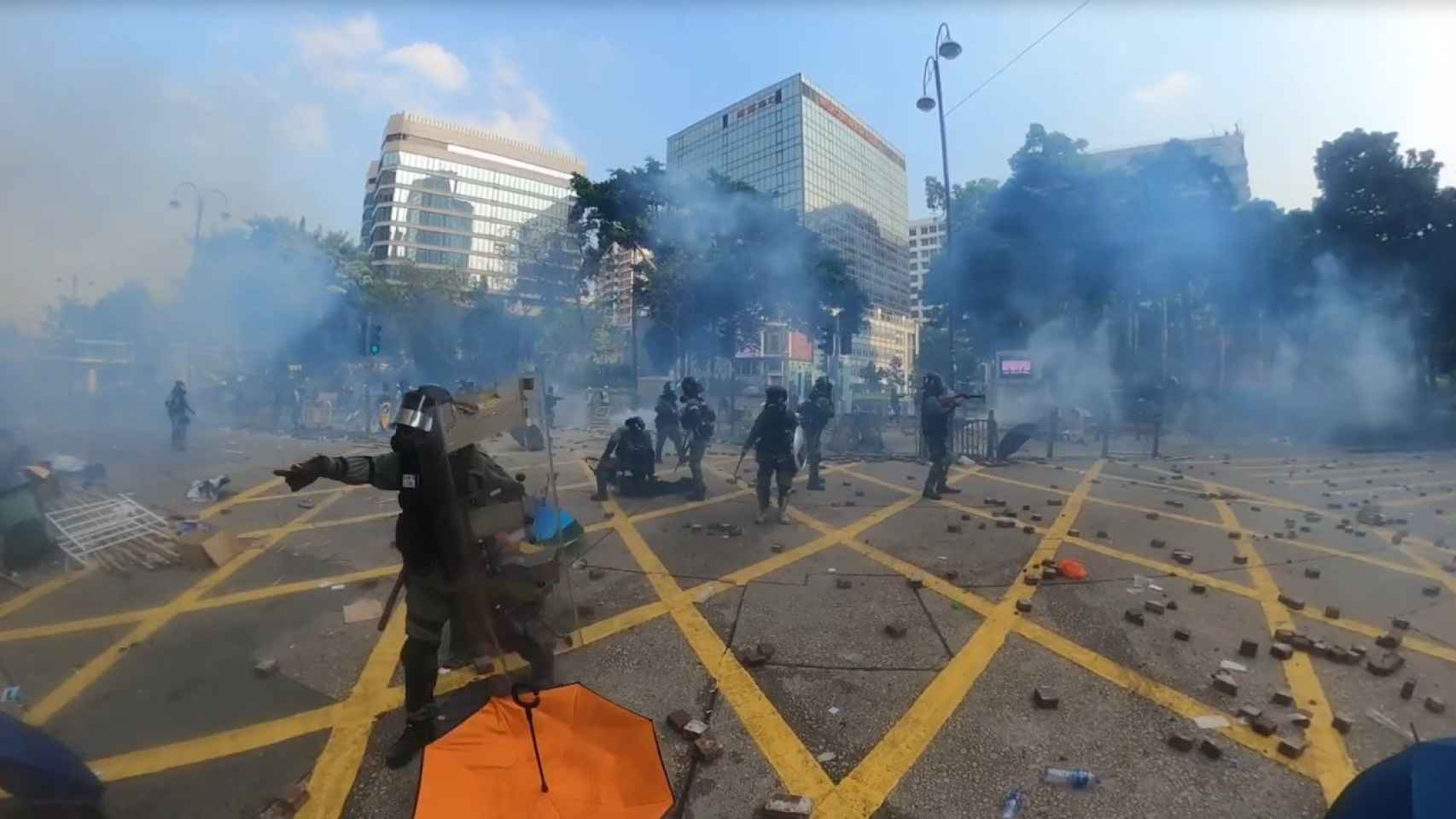 Fotograma de 'Battleground PolyU', uno de los documentales que podrá verse en el festival XRDocs / CENTRO DE ARTES DIGITALES IDEAL