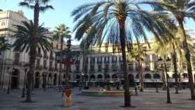 Vista de la plaza Reial, este jueves / JORDI SUBIRANA