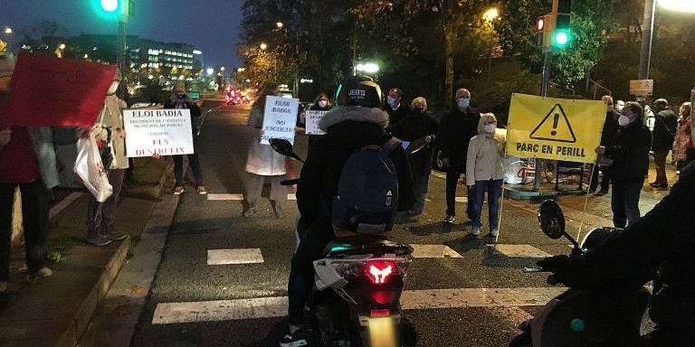 Protesta en Vallcarca / RP