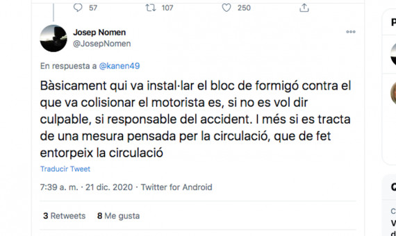 @JosepNomen también reacciona al lastimoso texto de Colau / TWITTER