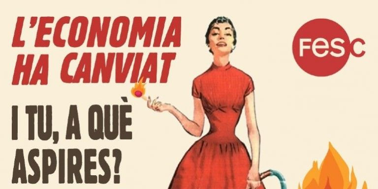 Cartel promocional de la Xarxa d'Economia Solidària / XES