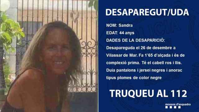 Sandra, la desaparecida en Vilassar de Mar / MOSSOS D'ESQUADRA