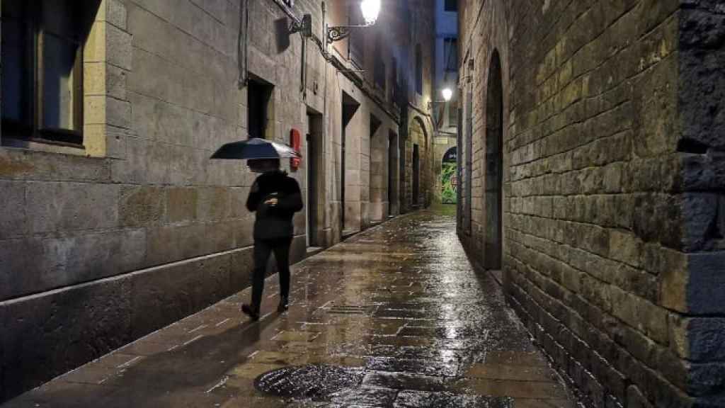 La calle Paradís del barrio Gòtic de Barcelona