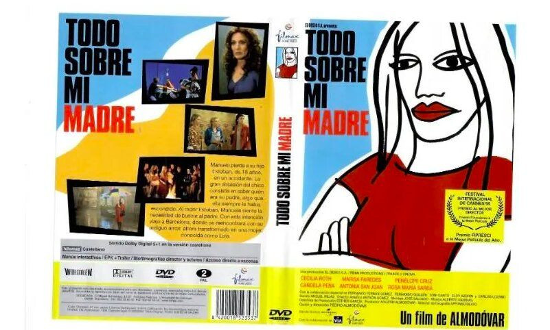 Carátula del film 'Todo Sobre Mi Madre'