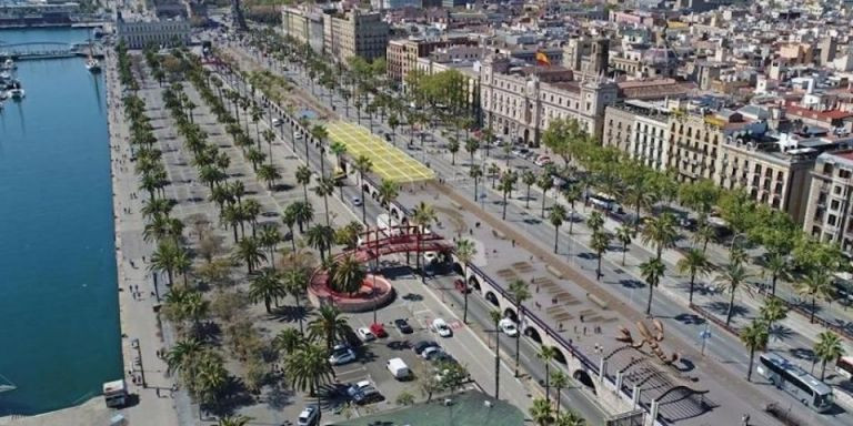 El paseo de Colón y el Moll de la Fusta / AYUNTAMIENTO DE BARCELONA