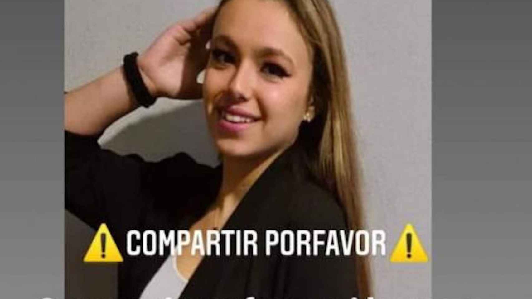 Yaiza Herrera, la joven desaparecida desde el miércoles en Sabadell / RR.SS.