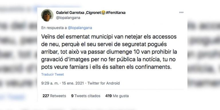 Vecinos de Sant Iscle de Colltort destapan que Ada Colau estuvo en el municipio / REDES SOCIALES