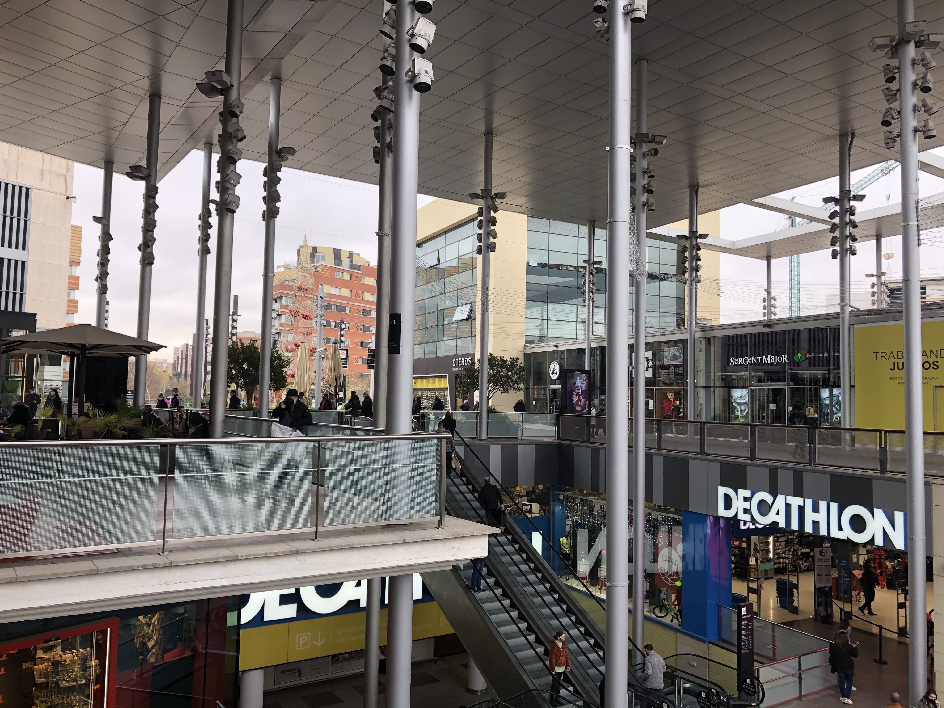 Centro comercial La Maquinista durante la pandemia / LA MAQUINISTA