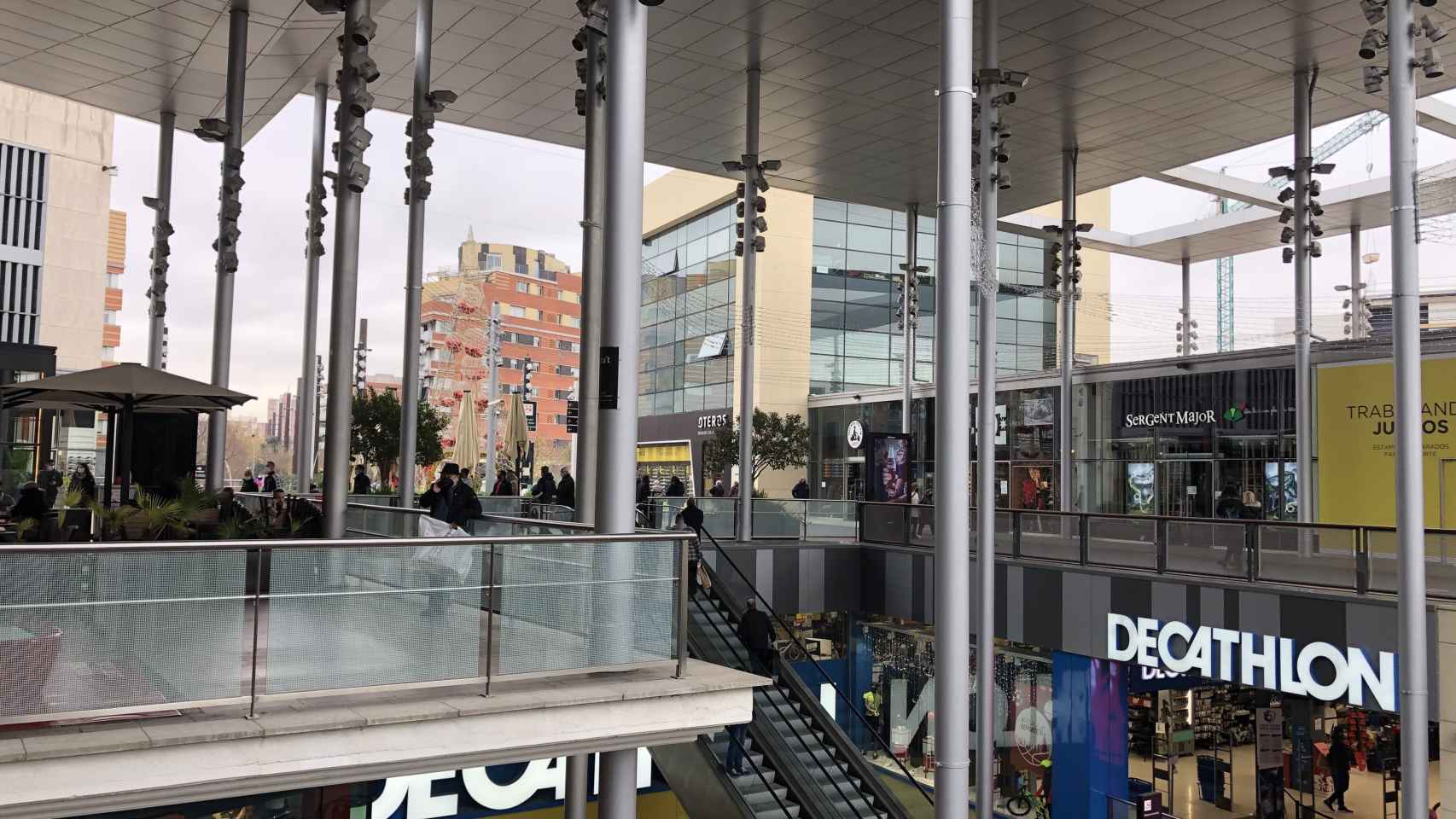 Centro comercial La Maquinista durante la pandemia / LA MAQUINISTA