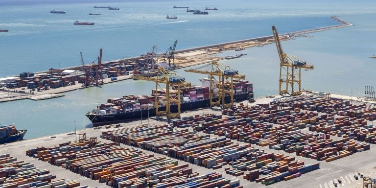 Imagen aérea del Puerto de Barcelona / PORT DE BARCELONA