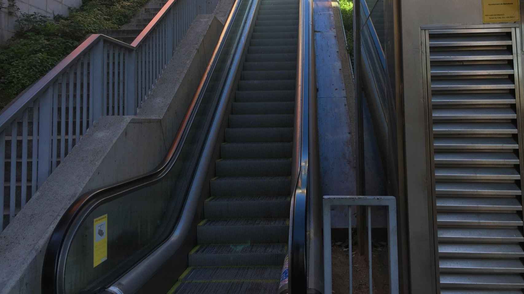 Escaleras automáticas en Horta-Guinardó / ARCHIVO