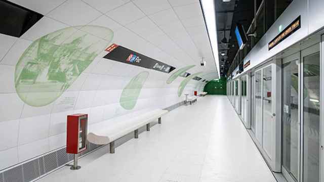 Una estación de la L10 de metro / TMB