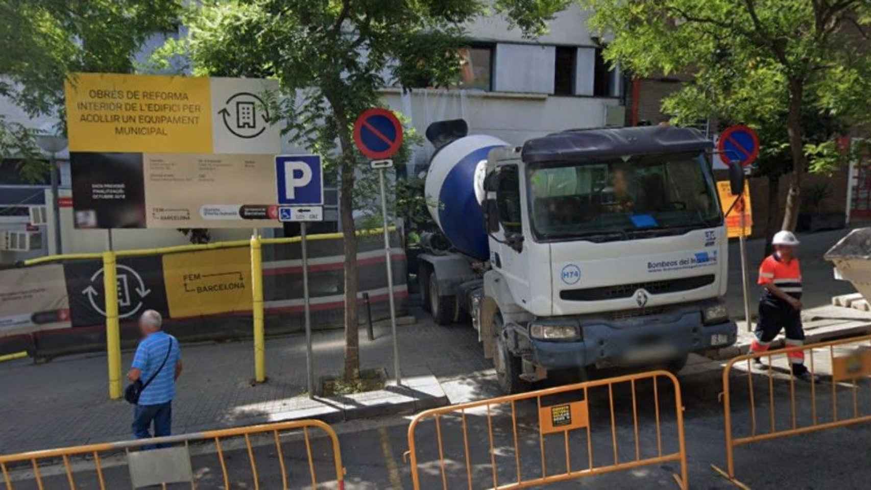 Obras para la construcción del Casal del Carmel / MAPS