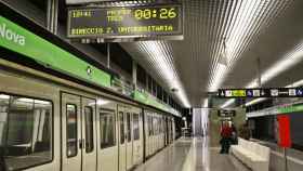 Estación de metro de la L3, donde hubo la agresión al vigilante / TMB