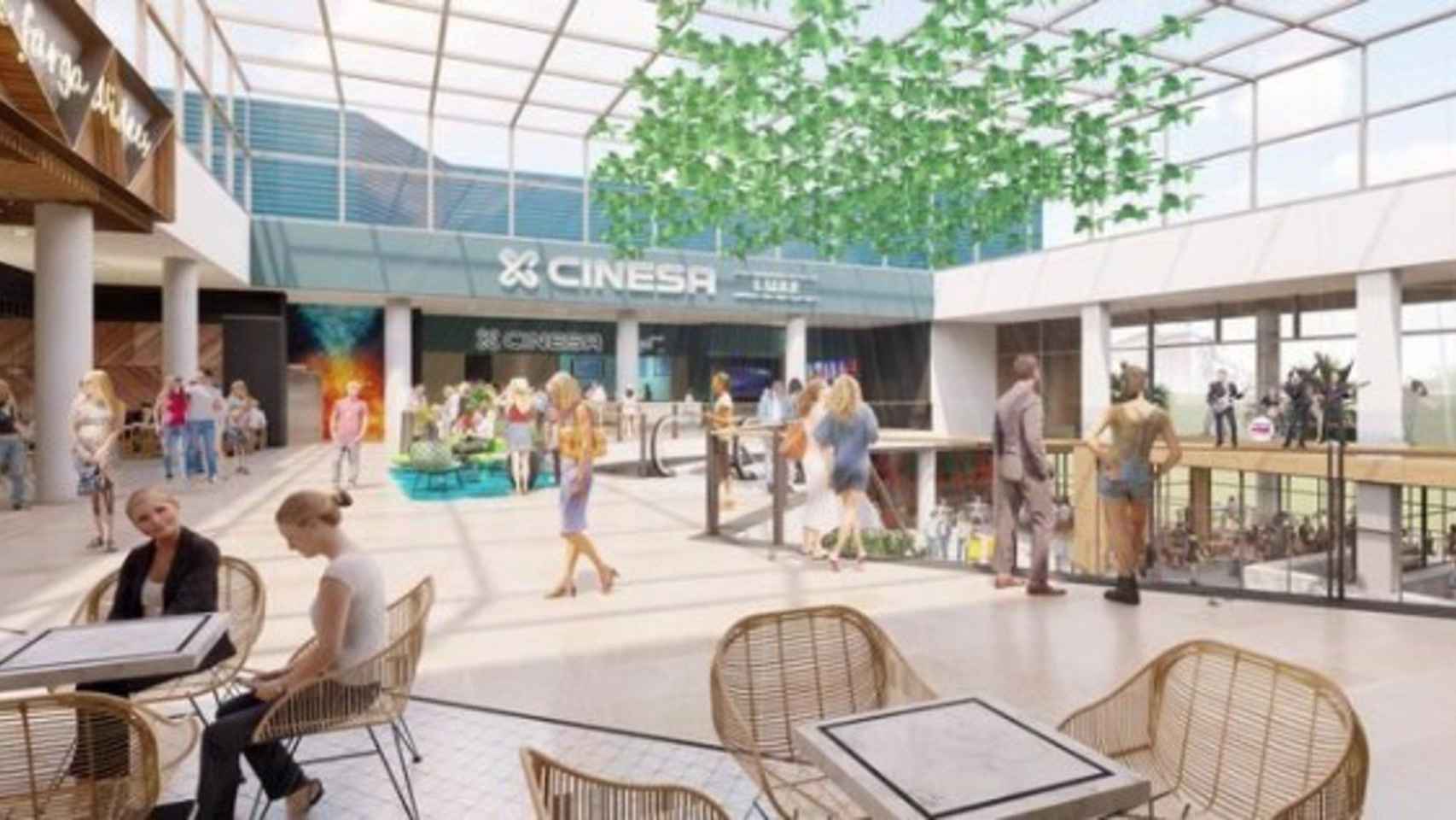 El centro comercial La Farga de L'Hospitalet de Llobregat (Barcelona) inicia las obras de reforma de sus instalaciones / LA FARGA