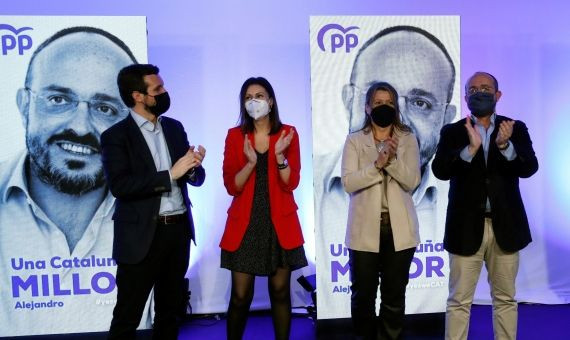 Acto inaugural de campaña del PPC /  EFE- Toni Albir