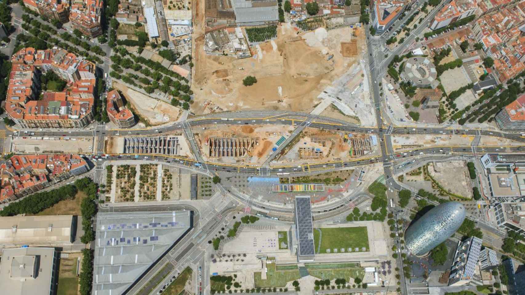 La zona de Glòries en obras / AYUNTAMIENTO DE BARCELONA