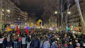 Manifestación este sábado en apoyo al rapero Pablo Hasél / @EugeniodOrs_